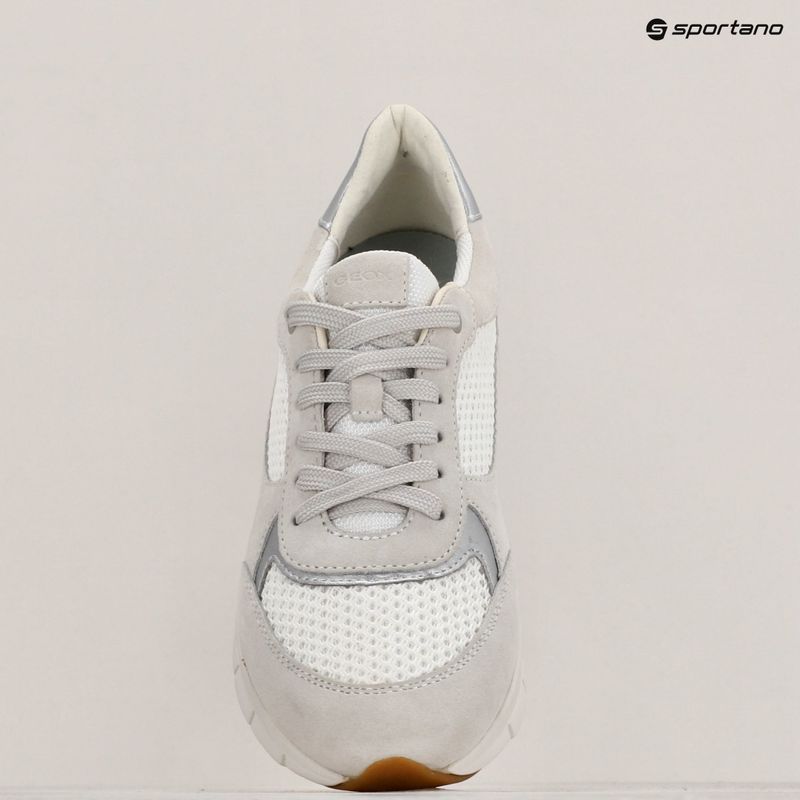 Geox women's shoes Sukie off white/white 10
