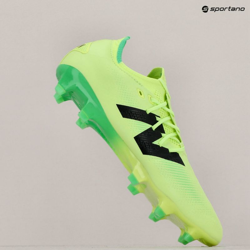 Men's football boots New Balance Furon Pro FG V7+ bleached lime glo 14
