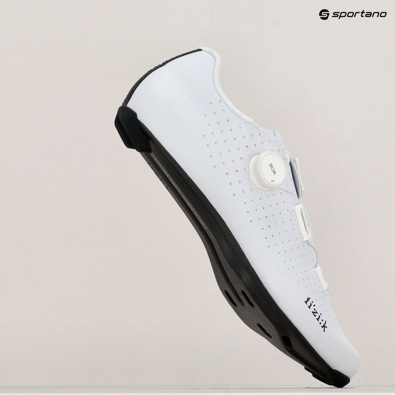 Men's road shoes Fizik Tempo Decos Carbon white/white 15