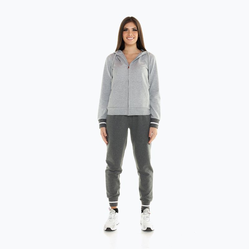 Women's tracksuit LEONE 1947 Greyss Hoody grey/melange 3