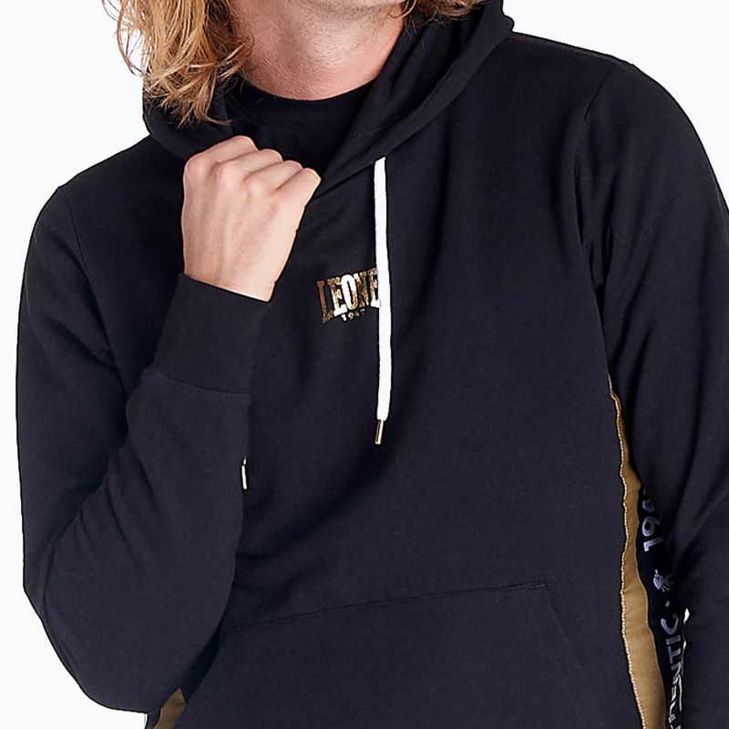 Men's LEONE 1947 Gold Hoody black 5