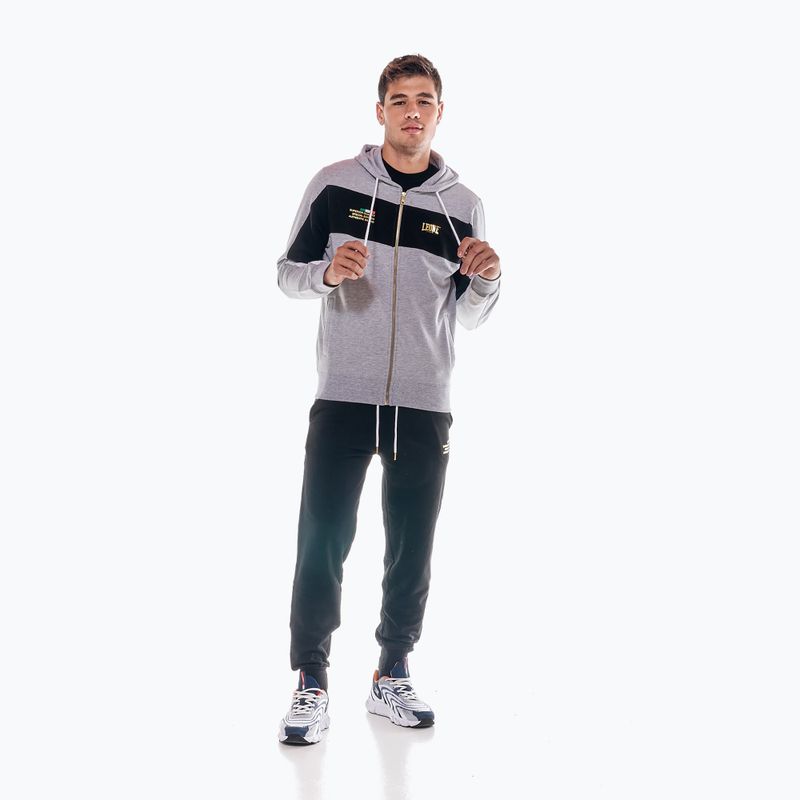 Men's tracksuit LEONE 1947 Gold grey mel/black 5