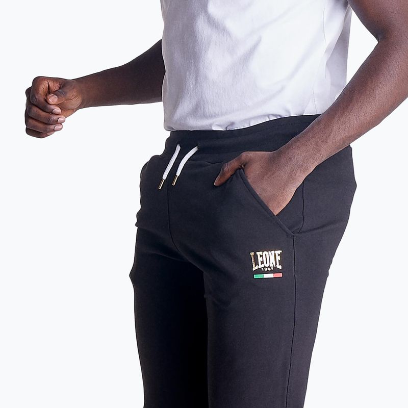 Men's trousers LEONE 1947 Gold black 3