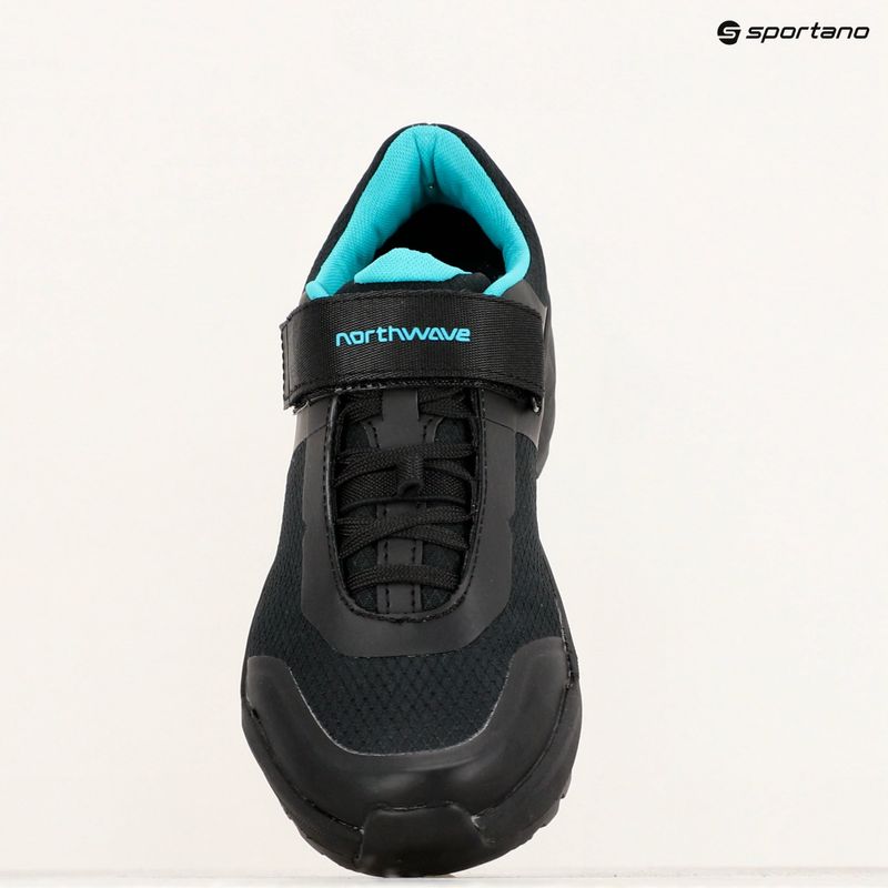 Women's MTB cycling shoes Northwave Escape Evo 2 black/turquoise 9