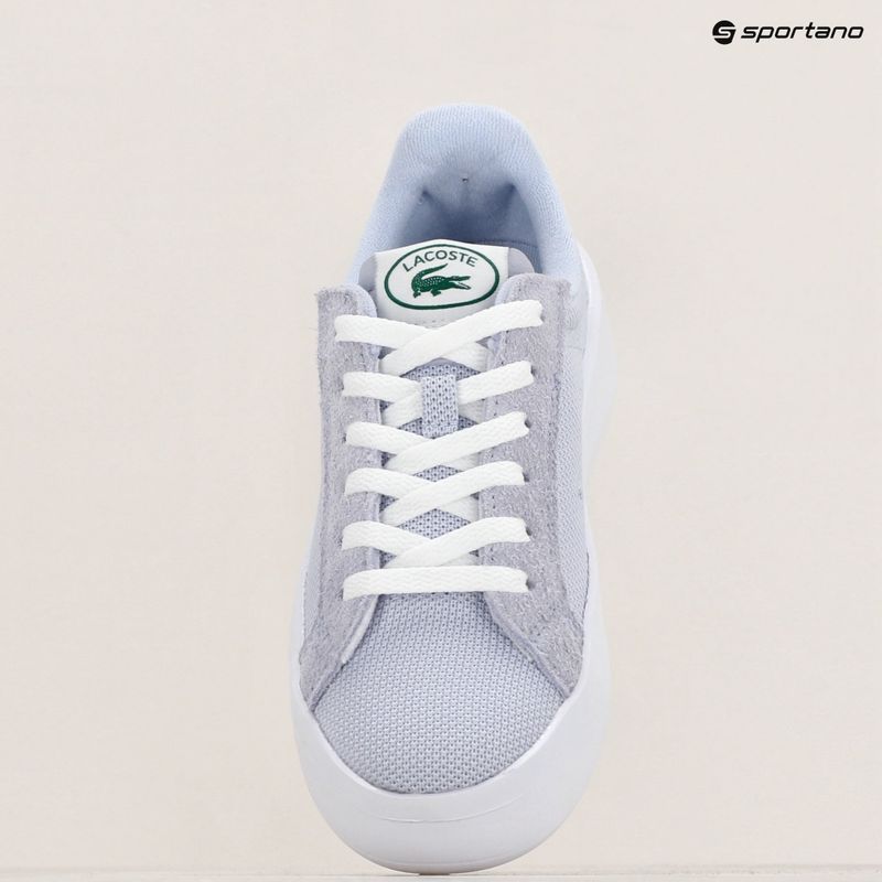 Lacoste women's shoes 47SFA0084 light blue / white 10