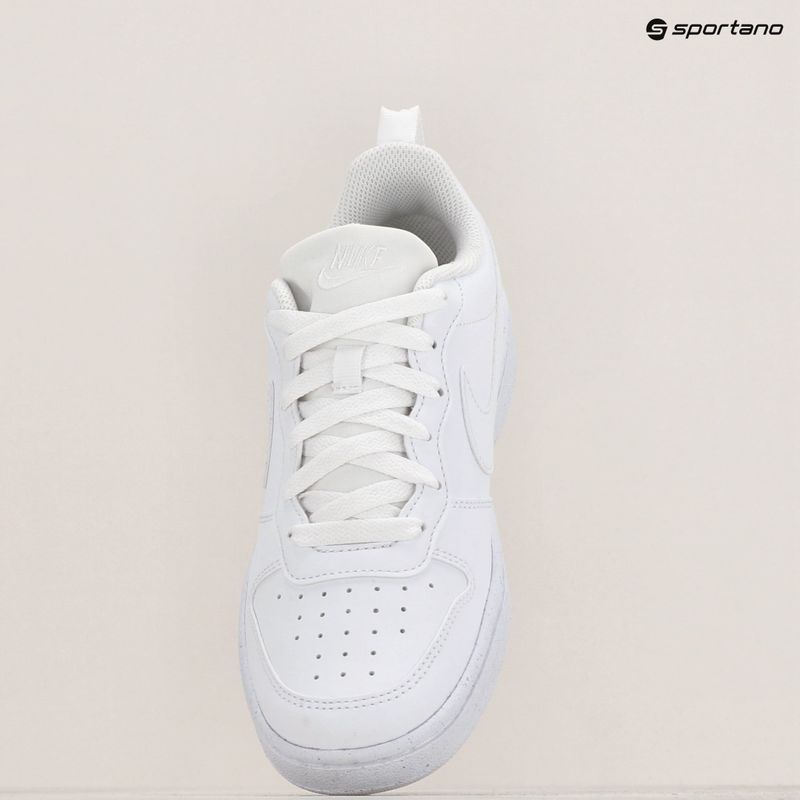 Nike Court Borough Low Recraft trainers white/white/white 9