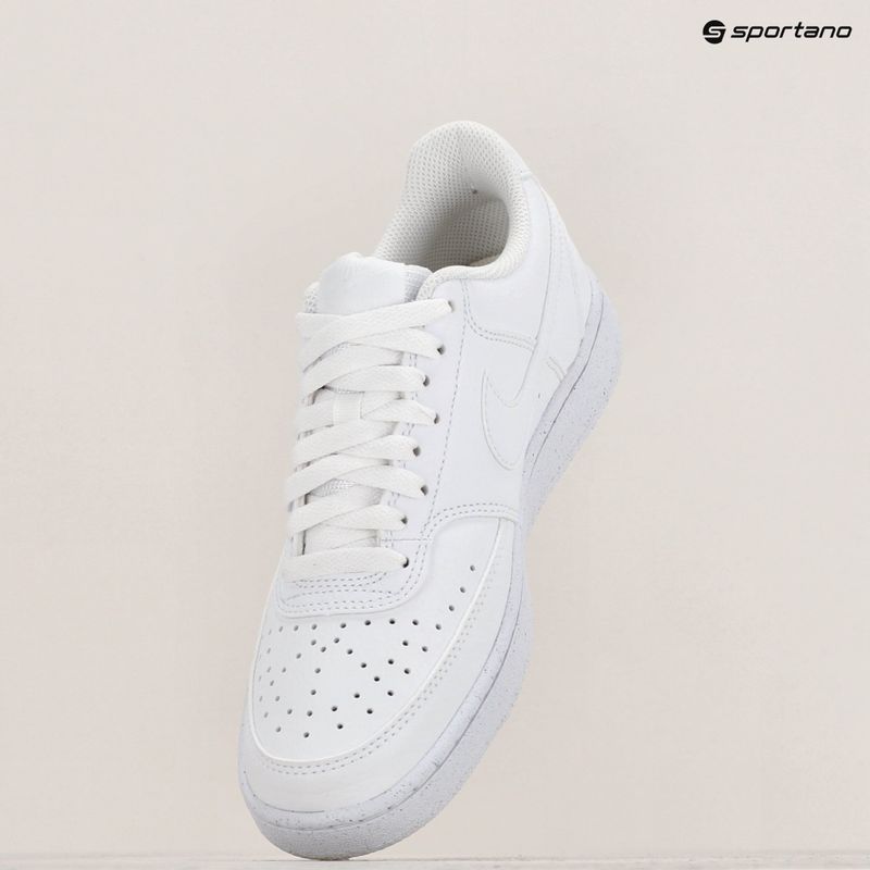 Nike Court Vision Low Next Nature white/white/white women's shoes 10