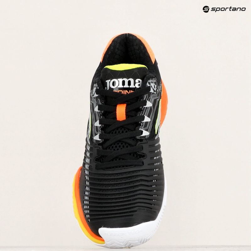 Joma T.Point men's tennis shoes black and orange TPOINS2301T 9