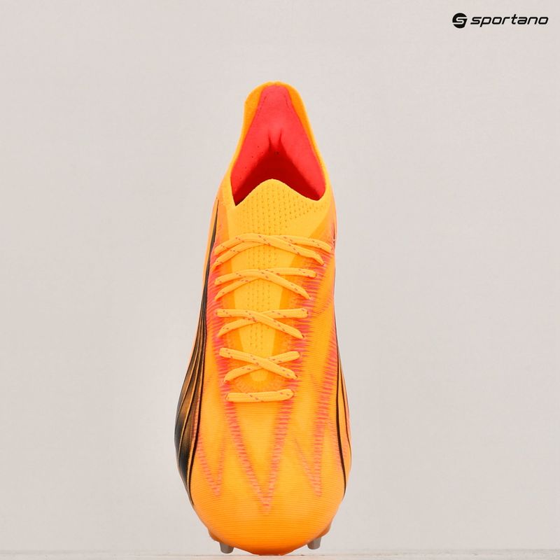 PUMA Ultra Ultimate MxSG football boots sunset glow/puma black/sun stream 15
