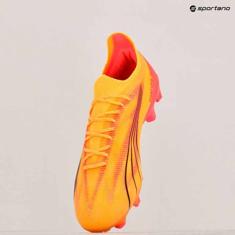 PUMA Ultra Ultimate FG/AG sunset glow/puma black/sun stream football boots 19