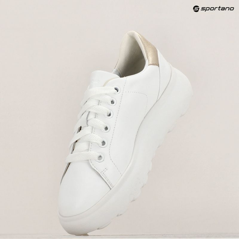 Geox Spherica EC4.1 women's shoes white/gold 10