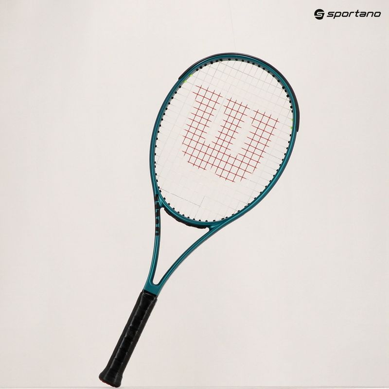 Wilson Blade 101L V9 green tennis racket 9