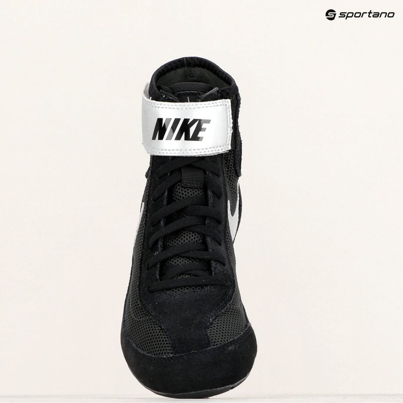 Nike Speedsweep VII wrestling shoe black/metallic silver 11