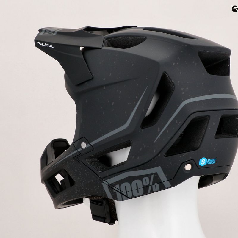 Bicycle helmet 100% Trajecta w/Fidlock black 9
