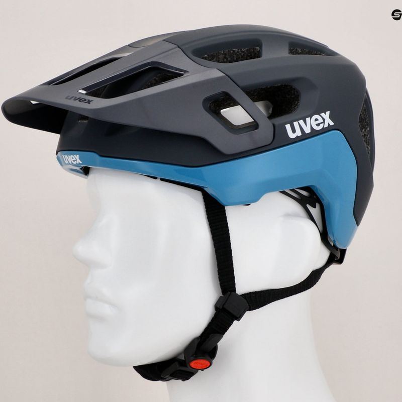 UVEX React deep space/azure matt bikehelmet 12