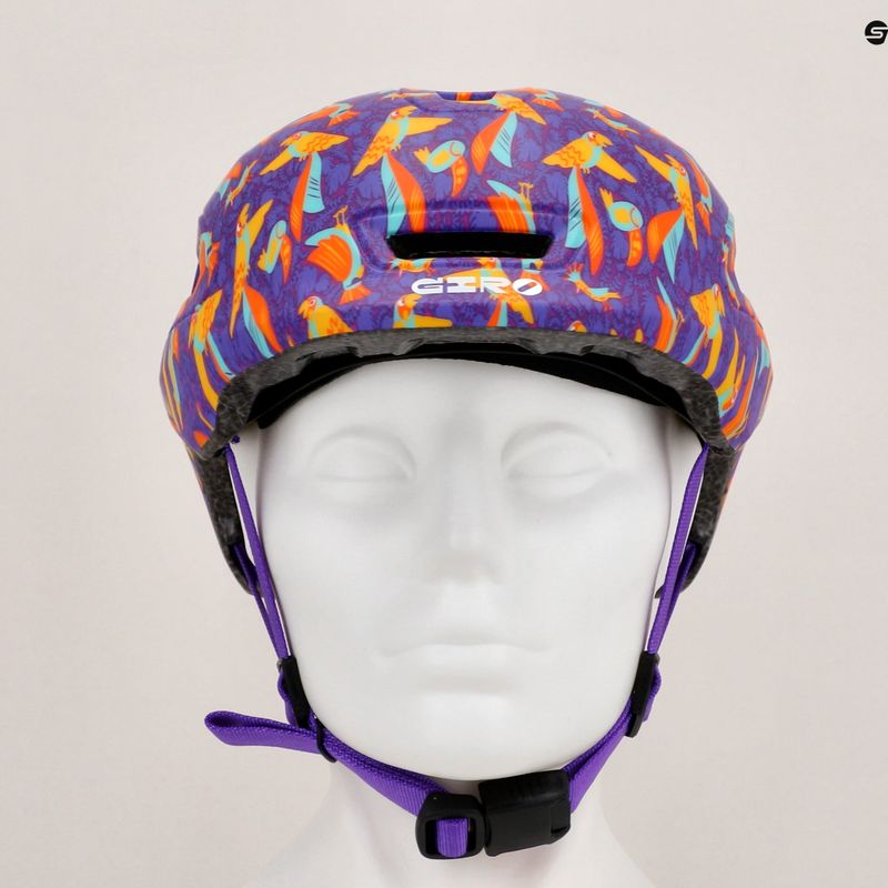 Children's bicycle helmet Giro Scamp II matte purple libre 7