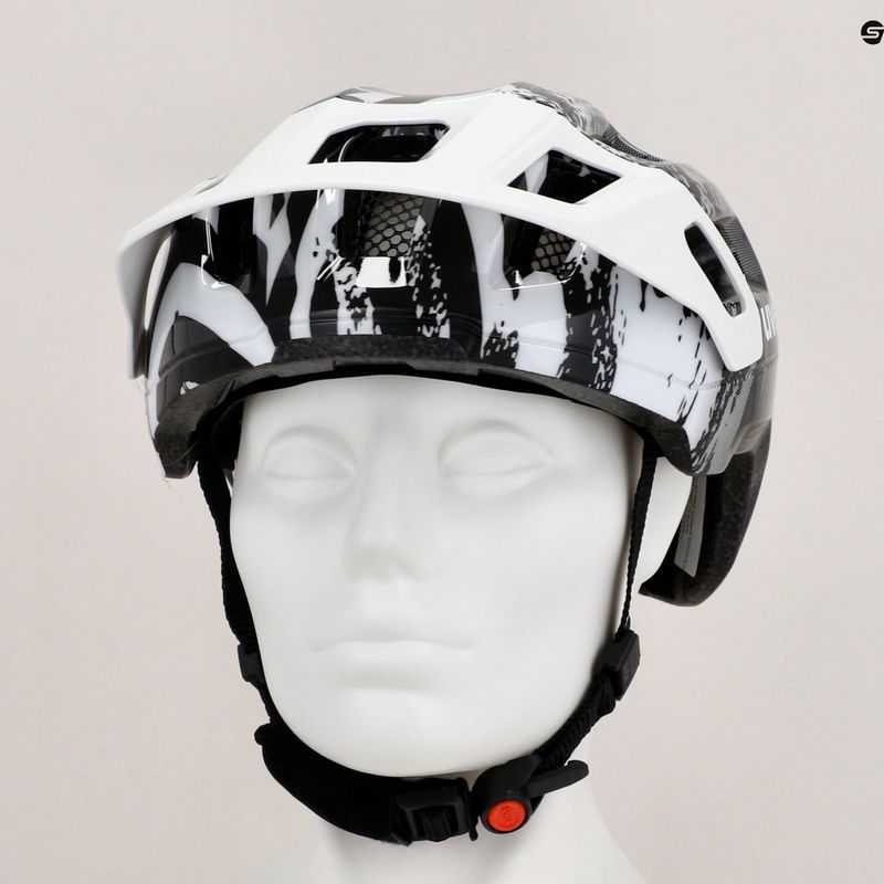 Children's bike helmet UVEX React Jr white/black 12