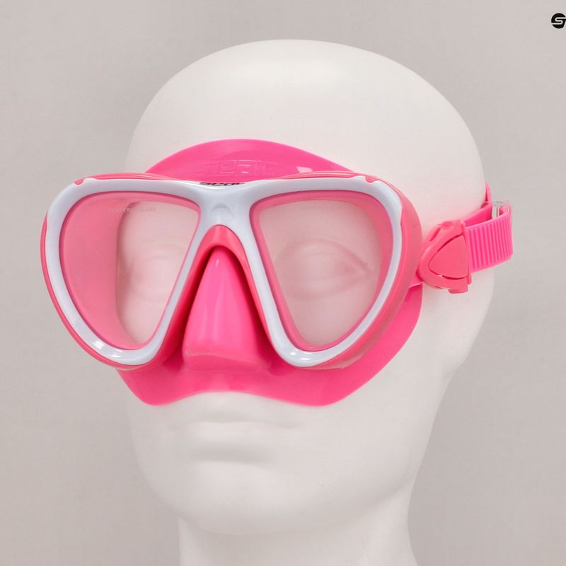 SEAC Bella pink children's diving mask 7