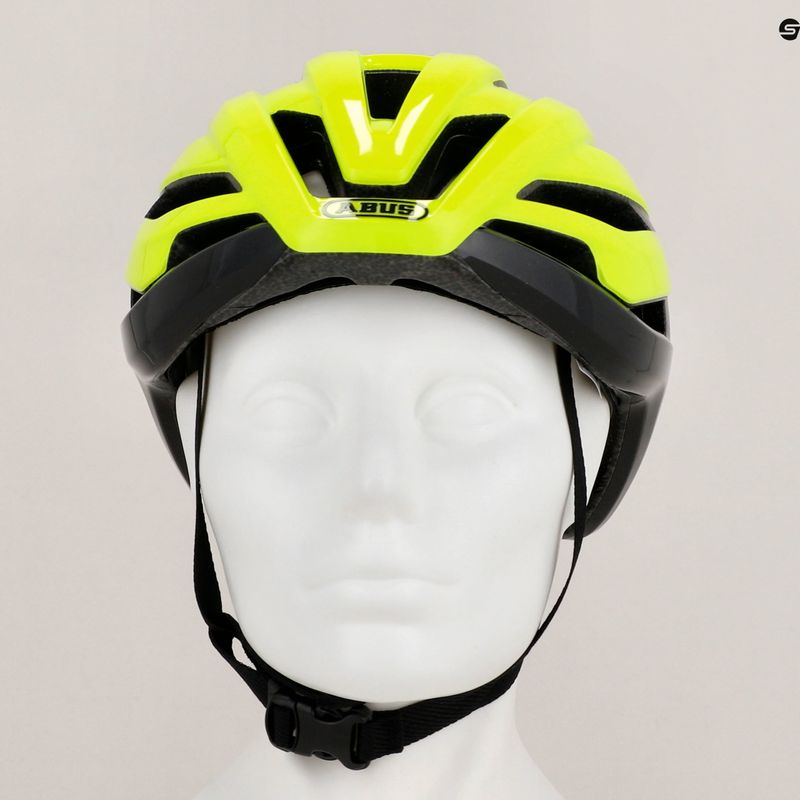 ABUS StormChaser bicycle helmet neon yellow 9