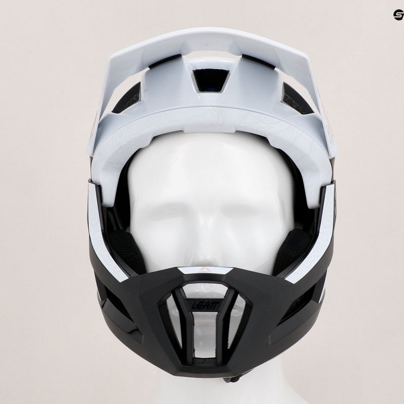 Leatt MTB Enduro 3.0 V23 bike helmet black and white 1023014751 10