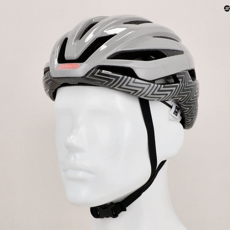 ABUS StormChaser bicycle helmet zigzag grey 8