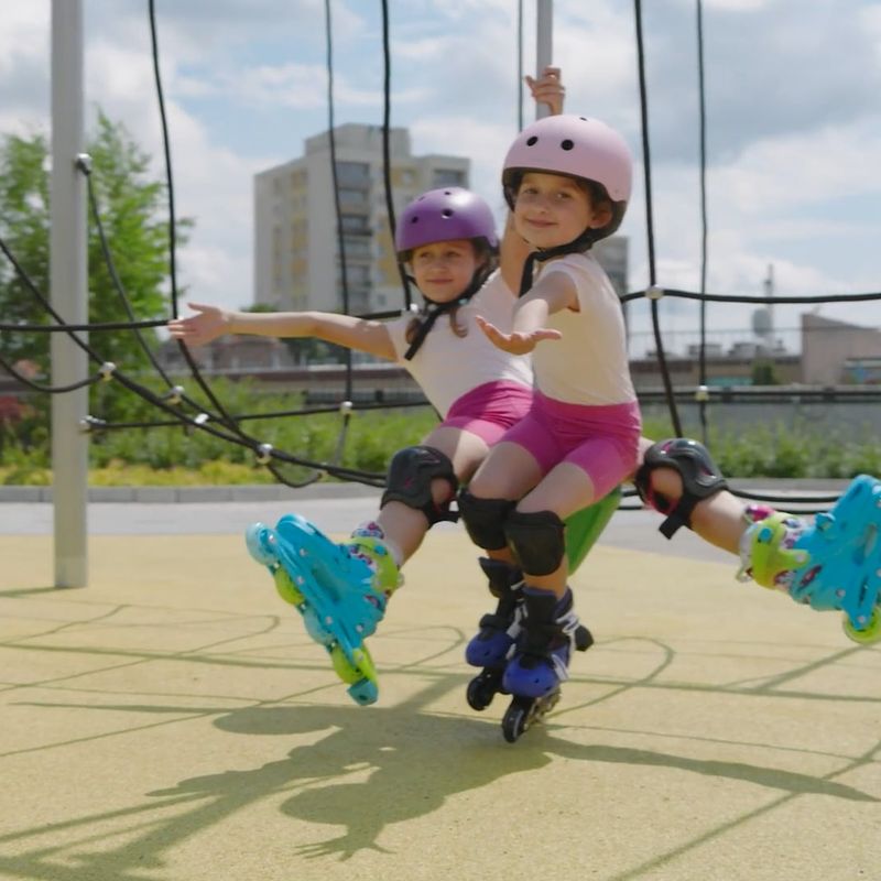 ATTABO 2-in-1 children's skates Kylo pink 26