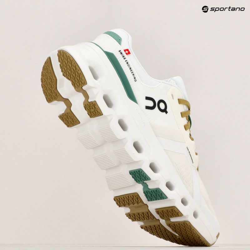 Women's On Cloudrunner 2 undyed/green running shoes 20