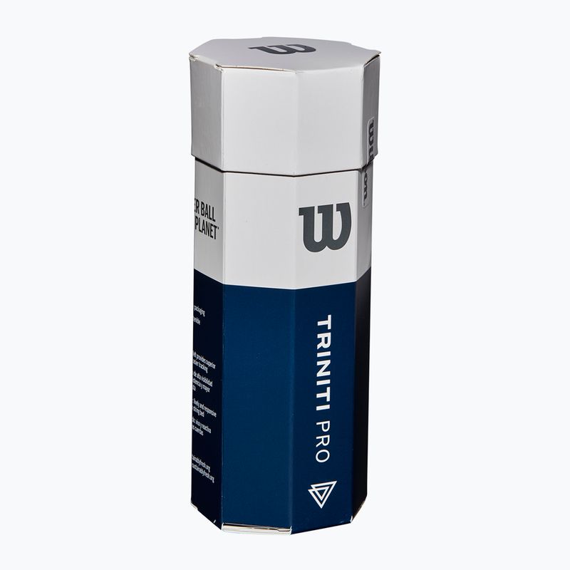 Tennis balls Wilson Triniti Pro 3 pcs. yellow 4