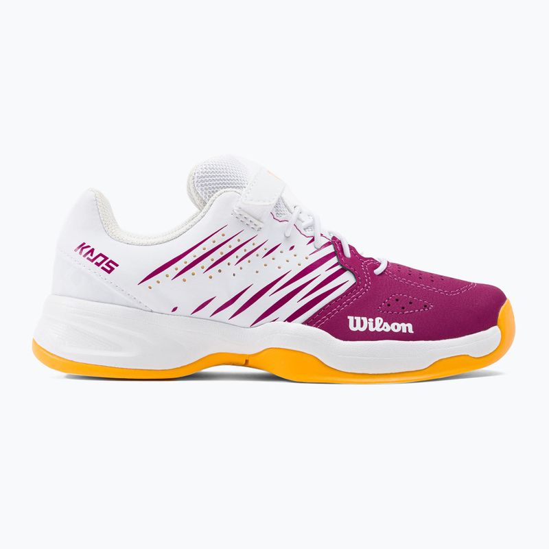 Wilson Kaos K 2.0 children's tennis shoes white and pink WRS329190 2