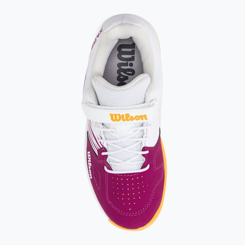 Wilson Kaos K 2.0 children's tennis shoes white and pink WRS329190 6