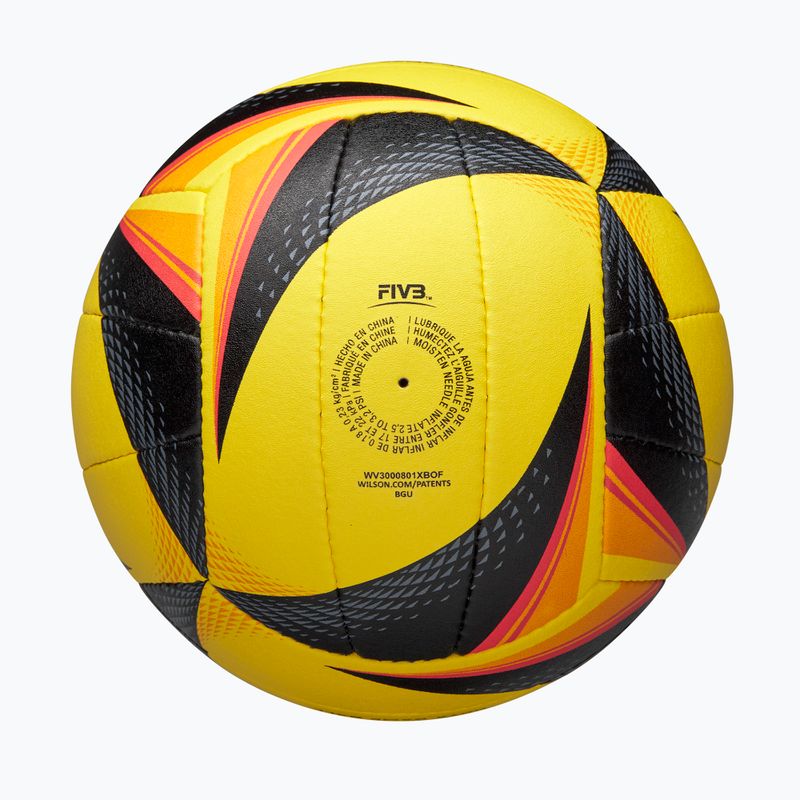 Volleyball Wilson OPTX AVP VB Game black/yellow size 5 5