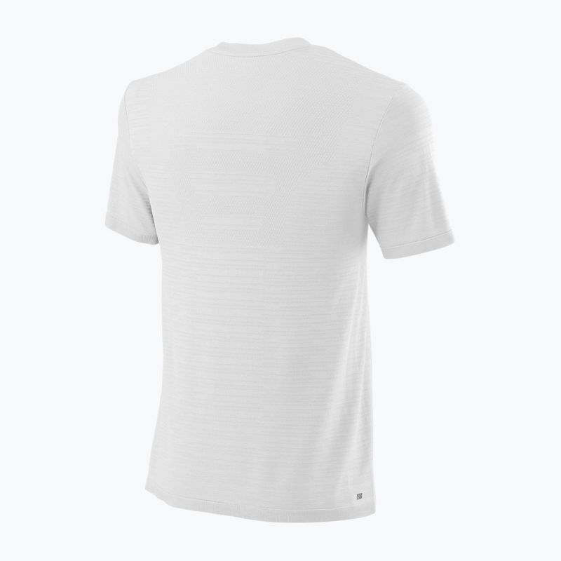 Wilson men's tennis shirt Bela SMLS Crew III white WRA813004 2