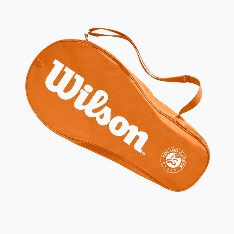 Wilson Roland Garros Elite 25 children's tennis set orange and white WR086810F 9