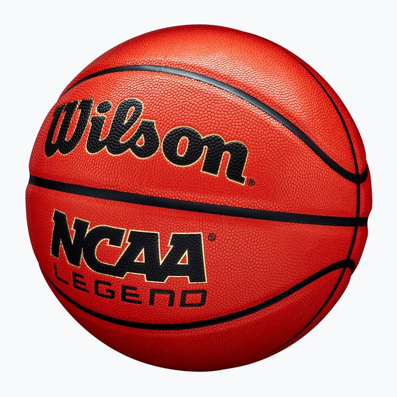 Basketball Wilson NCAA Legend orange/black size 6 3