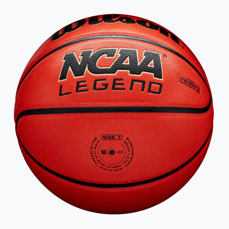 Basketball Wilson NCAA Legend orange/black size 5 6