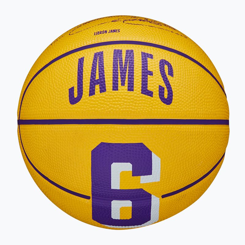 Wilson NBA Player Icon Mini Lebron basketball WZ4007201XB3 size 3 3
