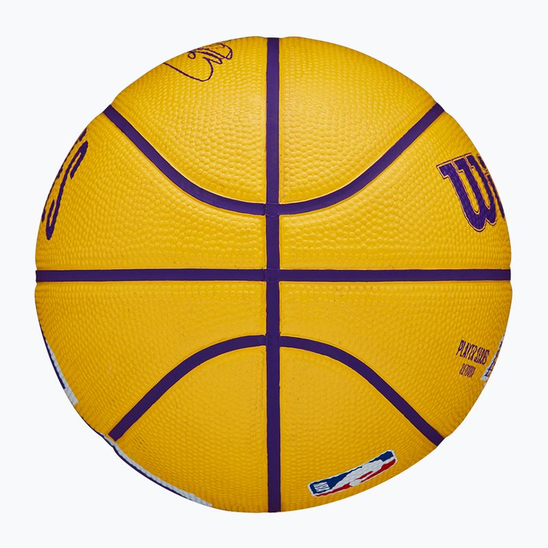 Wilson NBA Player Icon Mini Lebron basketball WZ4007201XB3 size 3 5