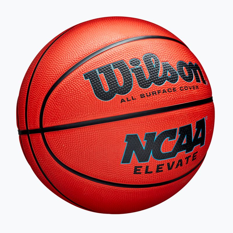 Wilson NCAA Elevate orange/black children's basketball size 5 2
