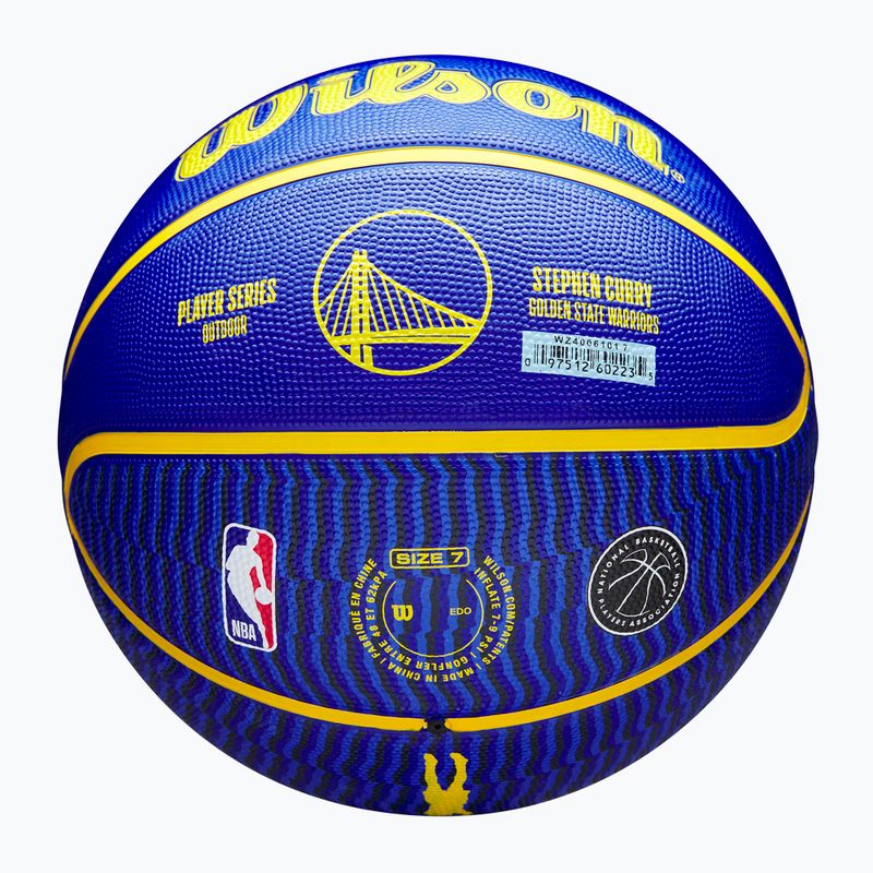 Wilson NBA Player Icon Outdoor Curry basketball WZ4006101XB7 size 7 7