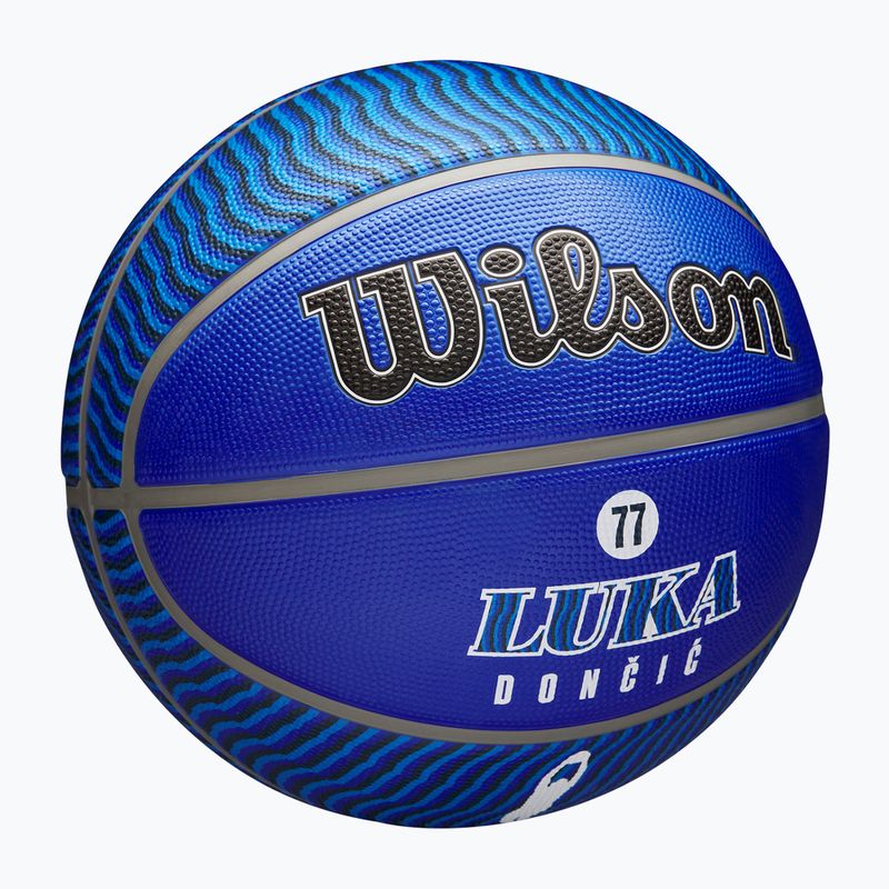 Wilson NBA Player Icon Outdoor Luka basketball WZ4006401XB7 size 7 2