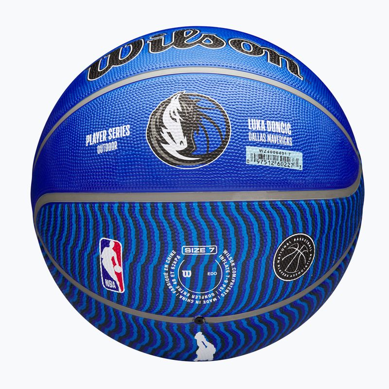 Wilson NBA Player Icon Outdoor Luka basketball WZ4006401XB7 size 7 7