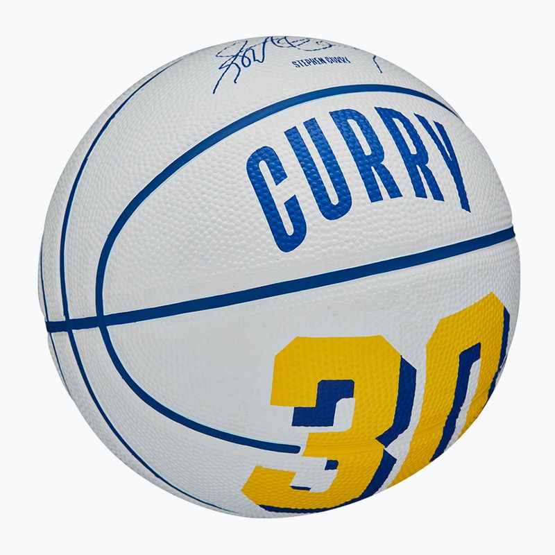 Wilson NBA Player Icon Mini Curry basketball WZ4007401XB3 size 3 2