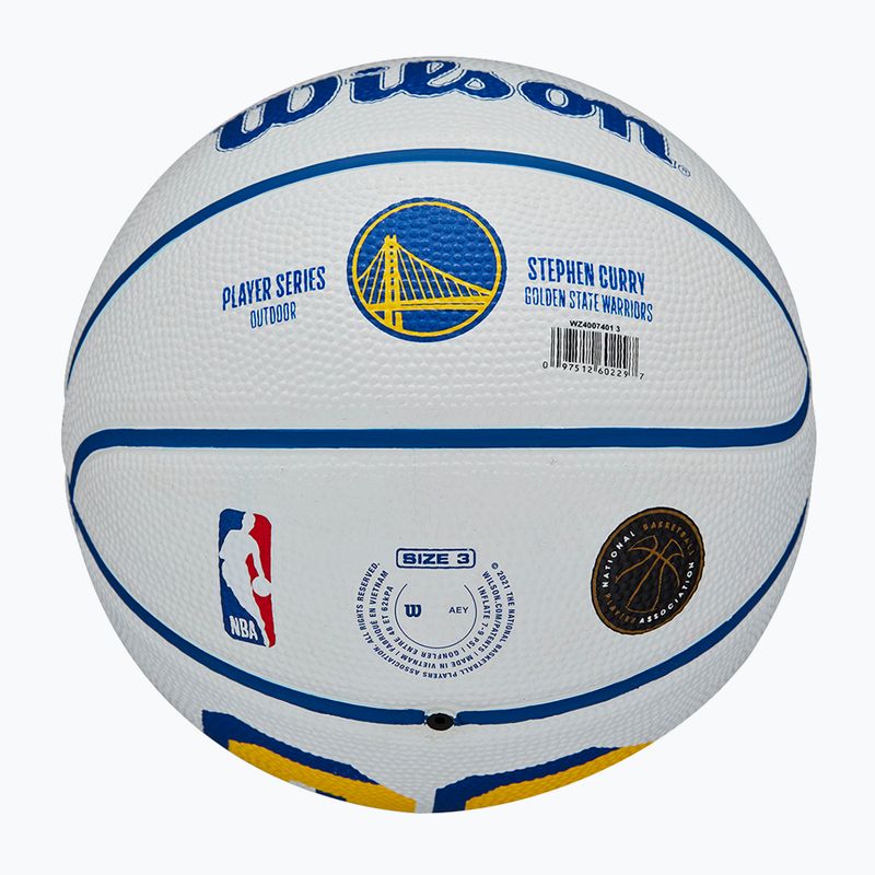 Wilson NBA Player Icon Mini Curry basketball WZ4007401XB3 size 3 6