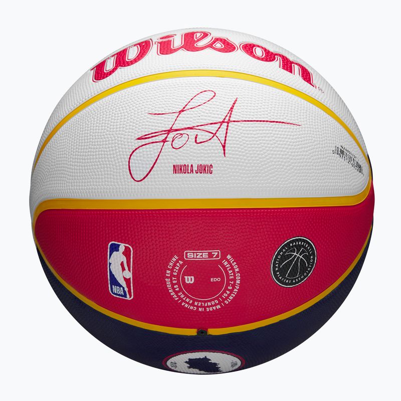 Wilson NBA Player Local Jokic blue size 7 basketball 5