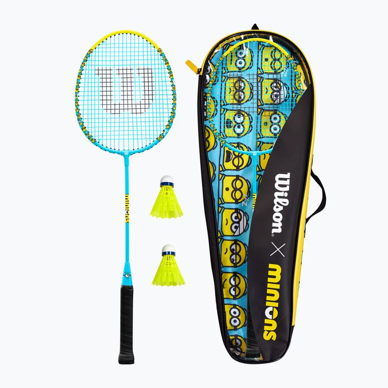 Wilson Minions 2.0 black/yellow children's badminton set