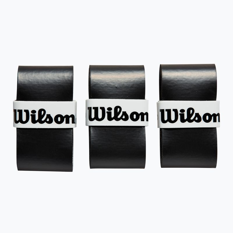 Wilson Profile Padel Overgrip racket wraps 3 pcs black.