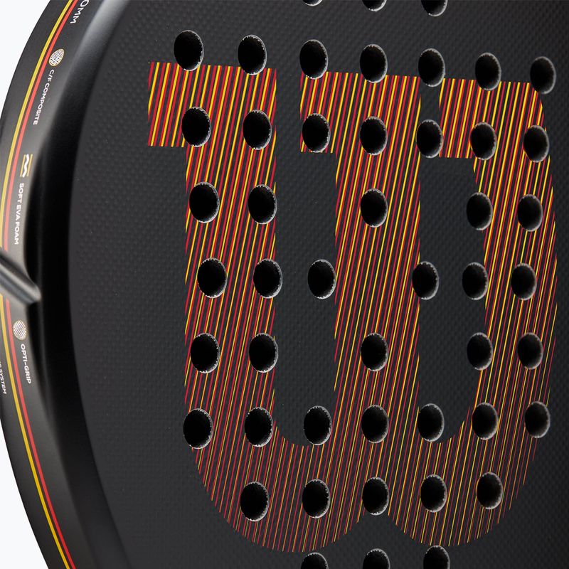 Wilson Pro Staff V2 Elite padel racket black/red/yellow 5