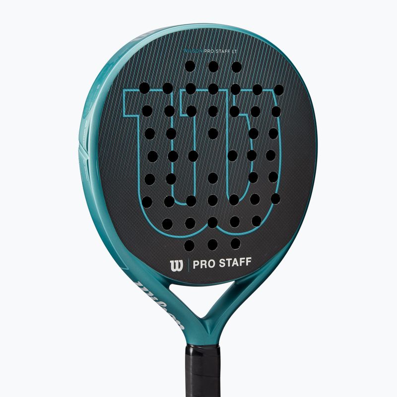 Wilson Pro Staff LT teal padel racket 4