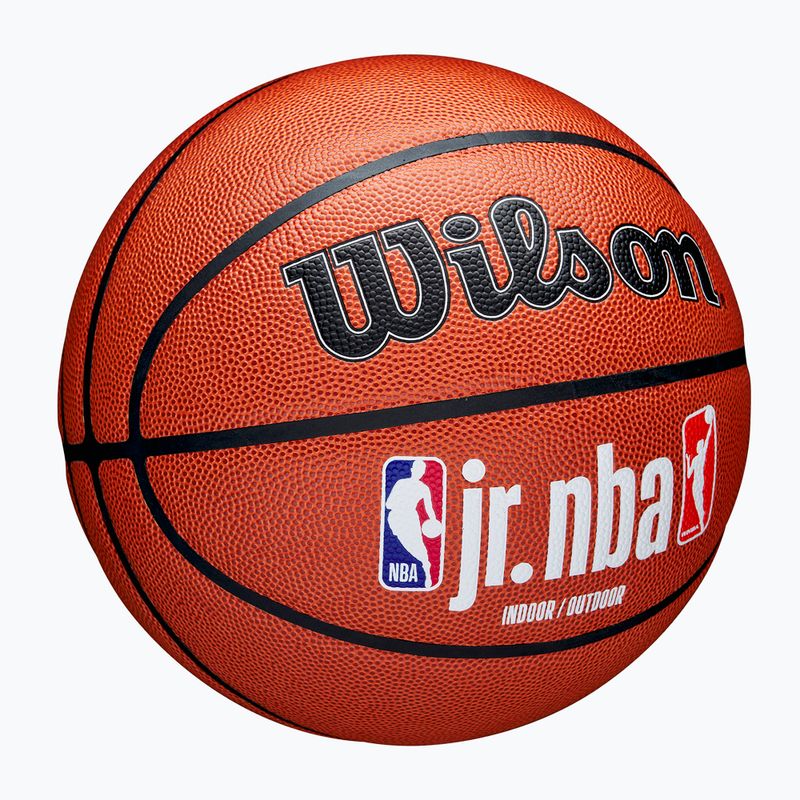 Children's basketball Wilson NBA JR Fam Logo Indoor Outdoor brown size 5 2