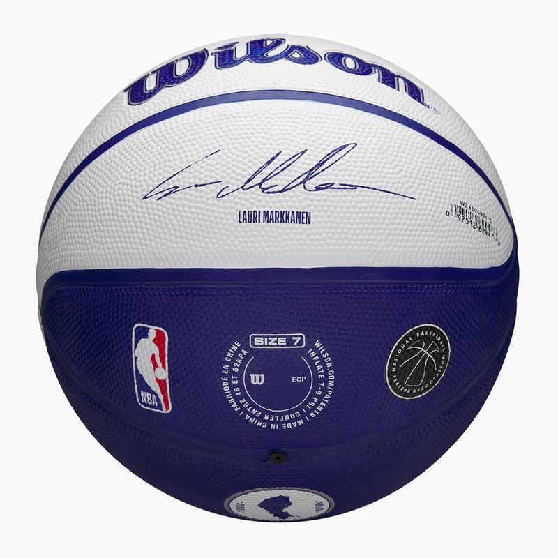 Children's basketball Wilson NBA Player Local Markkanen blue size 5 5